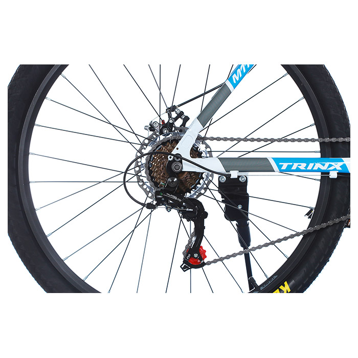 Велосипед гірський TRINX Majestic M116 Elite 18"x27.5" White/Blue/Gray (2019)