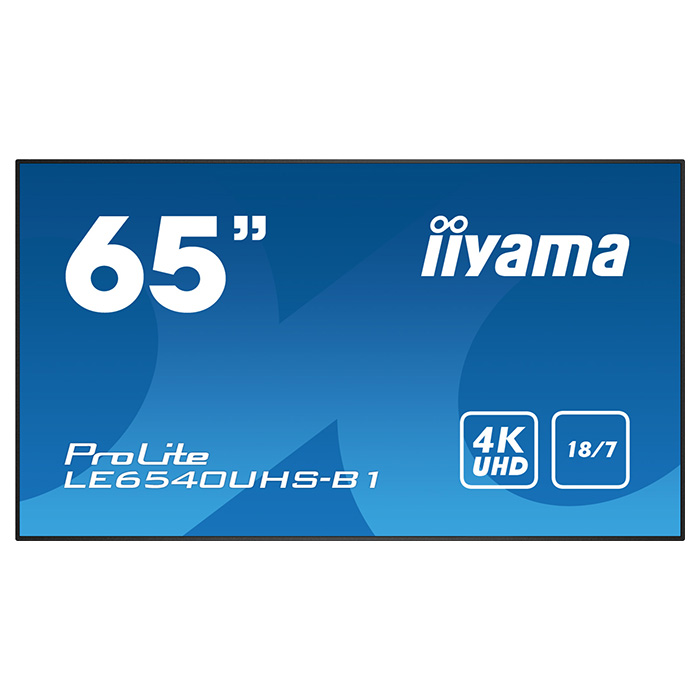 Информационный дисплей 65" IIYAMA ProLite LE6540UHS-B1