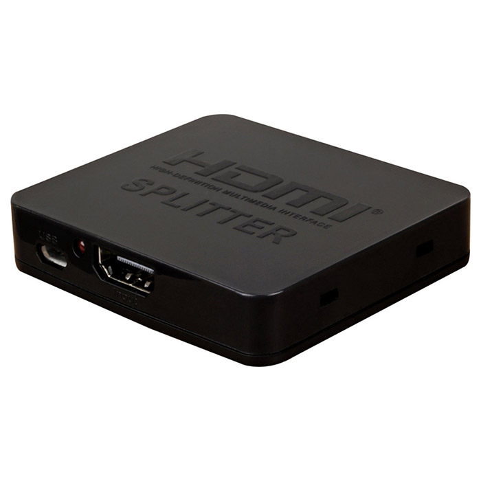 HDMI сплітер 1 to 2 POWERPLANT HDMI 1x2 V1.4, 4Kx2K, 3D (CA911462)