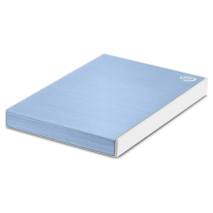 Портативный жёсткий диск SEAGATE Backup Plus Slim 2TB USB3.0 Light Blue (STHN2000402)