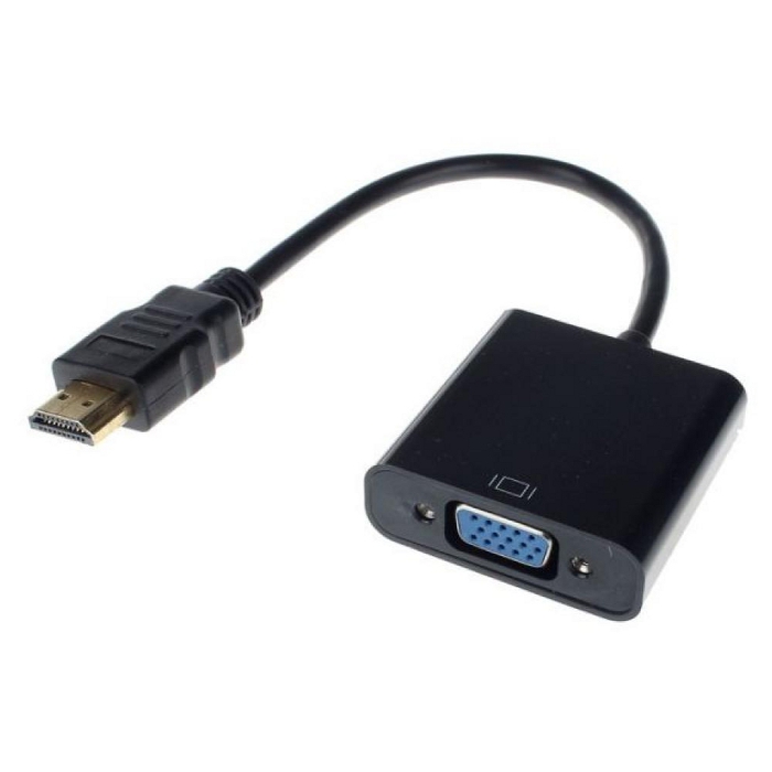 Адаптер REAL-EL HDMI - VGA Black (EL123500020)