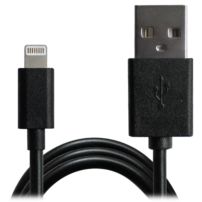Кабель REAL-EL Premium USB/Lightning Black 1м (EL123500034)