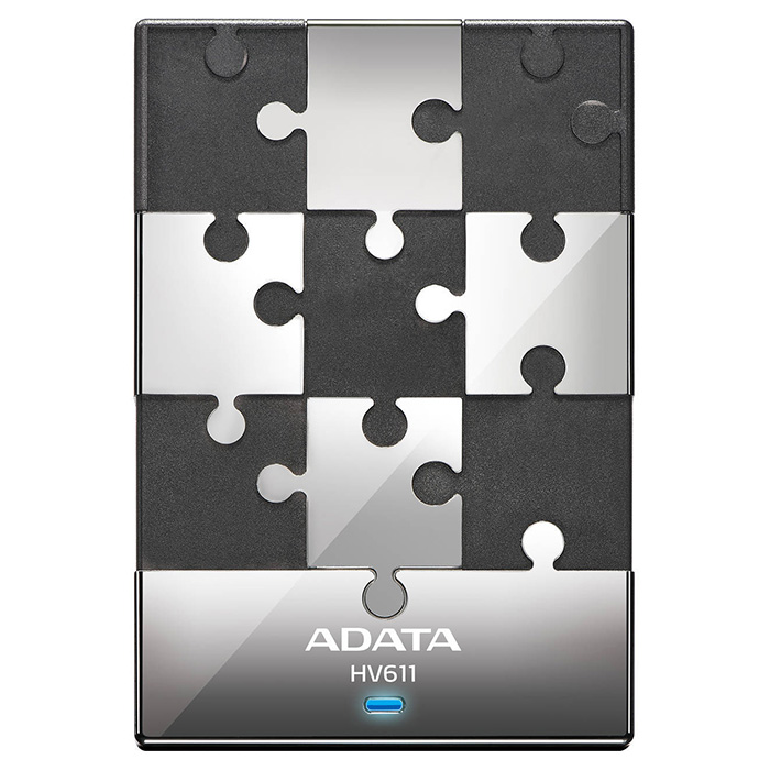 Зовнішній портативний вінчестер 2.5" ADATA DashDrive HV611 1TB USB (AHV611-1TU3-CBK)