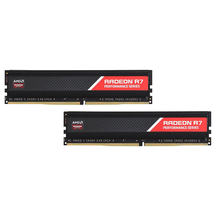 Модуль пам'яті AMD Radeon R7 Performance DDR4 2400MHz 16GB Kit 2x8GB (R7S416G2400U2K)