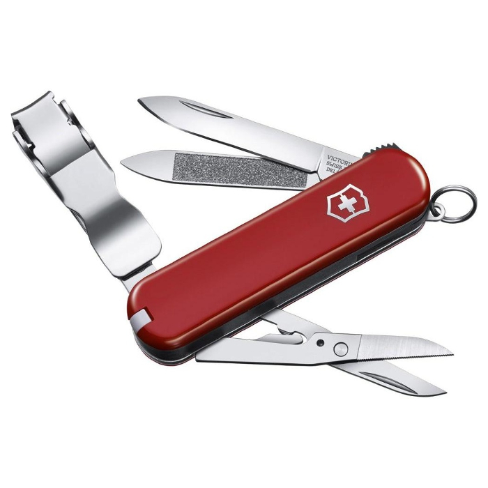 Швейцарський ніж VICTORINOX Delemont Nail Clip 580 Red (0.6463)