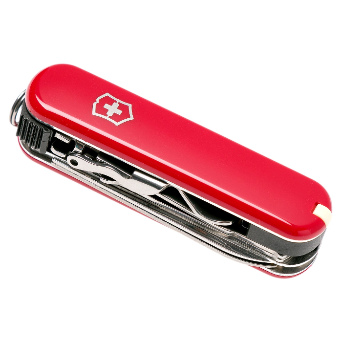 Швейцарський ніж VICTORINOX Delemont Nail Clip 580 Red (0.6463)