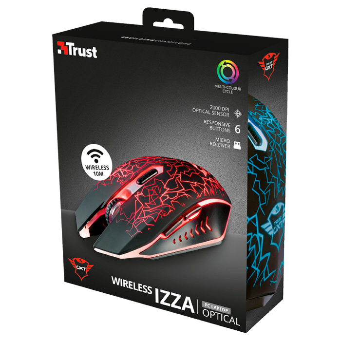 Миша ігрова TRUST Gaming GXT 107 Izza Black (23214)