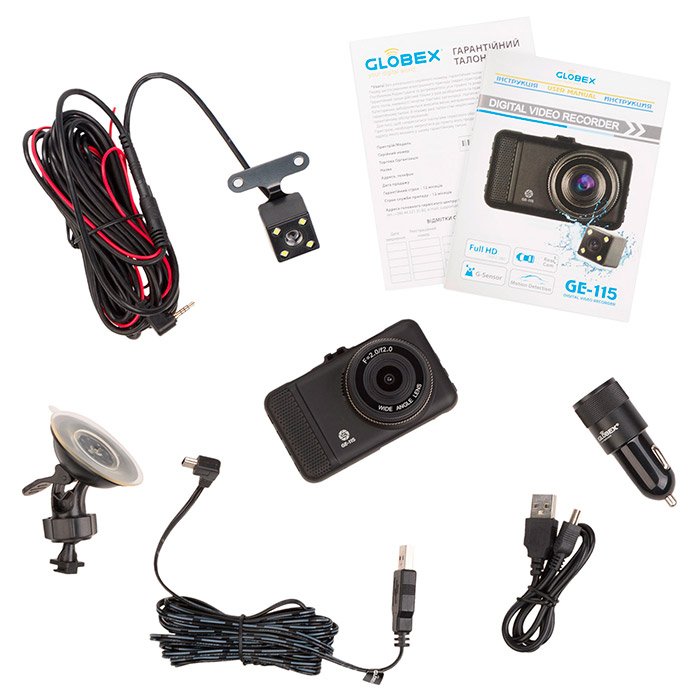 Автомобильный видеорегистратор GLOBEX GE-115