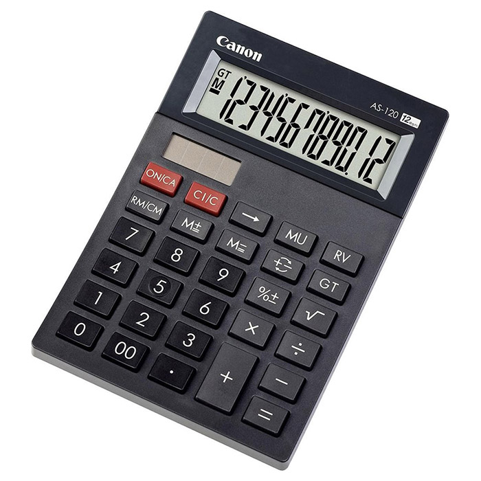 Калькулятор CANON AS-120 Black (4582B001)
