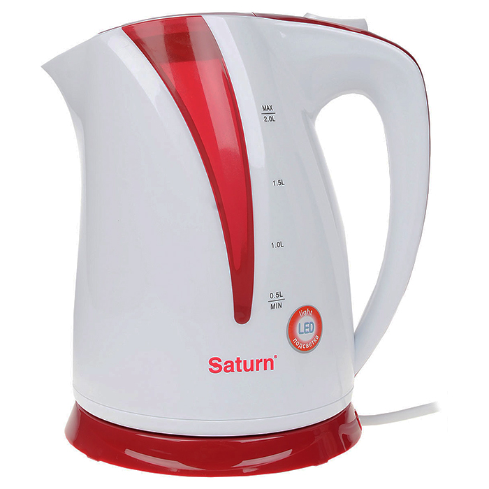 Электрочайник SATURN ST-EK8417White/Red