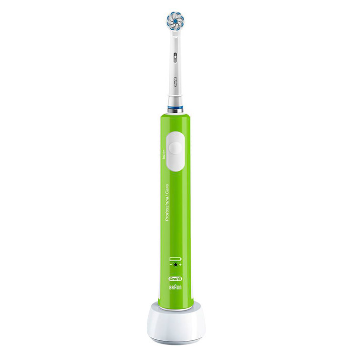 Электрическая детская зубная щётка BRAUN ORAL-B Junior Sensi UltraThin D16.513.1 Green