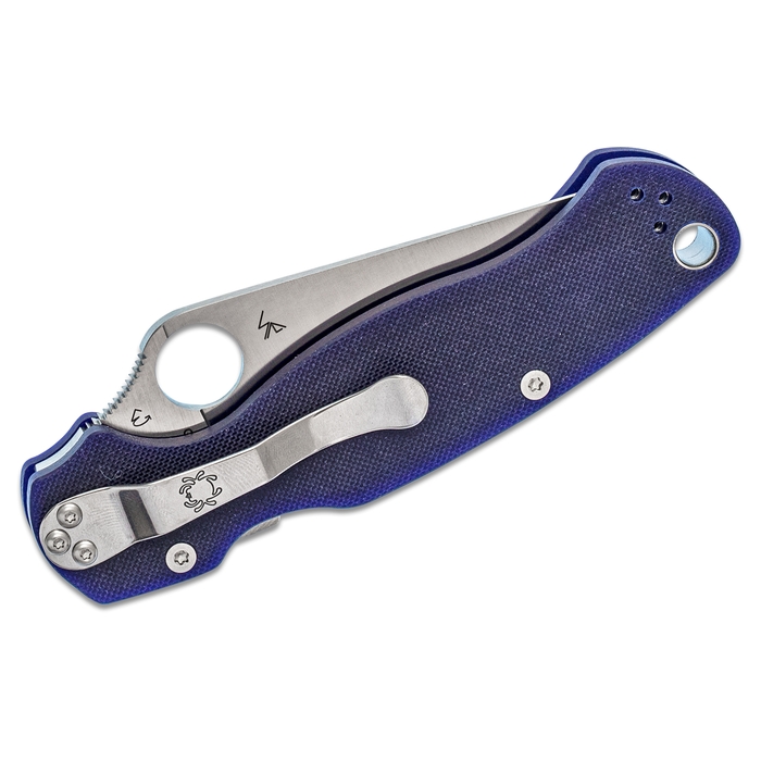 Складаний ніж SPYDERCO Para Military 2 G-10 CPM S110V Dark Blue (C81GPDBL2)