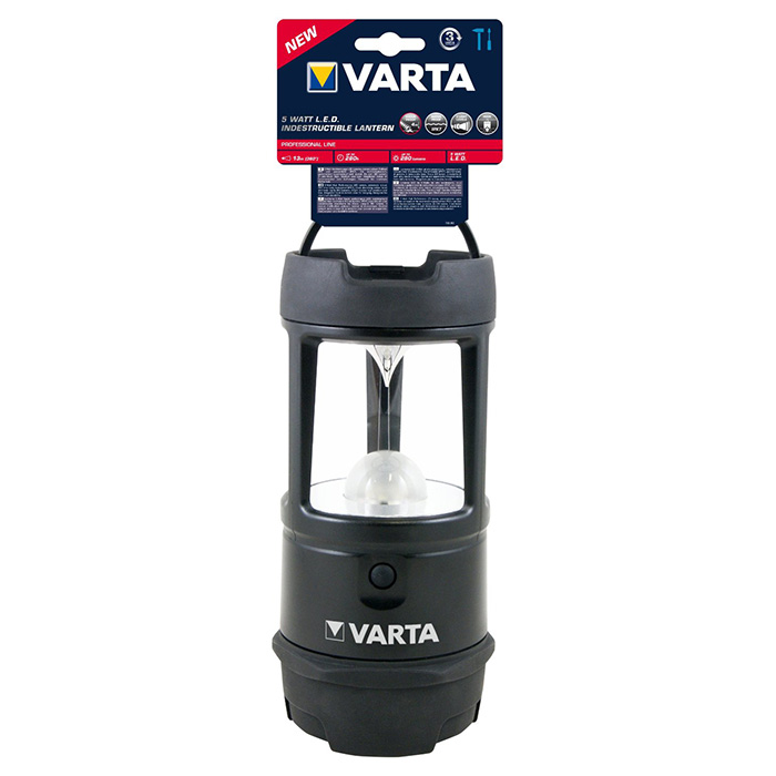Фонарь кемпинговый VARTA Indestructible 5 Watt LED Lantern 3D (18760 101 111)