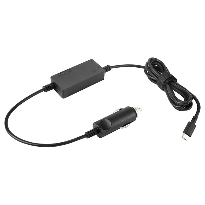 Автомобильный блок питания LENOVO DC Travel Adapter USB Type-C 65W (40AK0065WW)