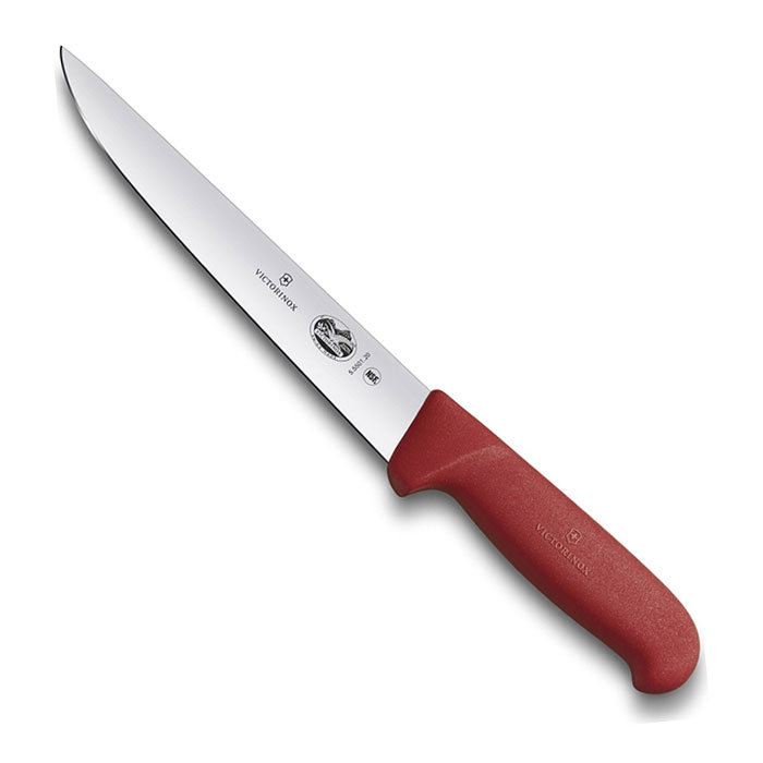 Ніж кухонний для обвалки VICTORINOX Fibrox Sticking Red 200мм (5.5501.20)