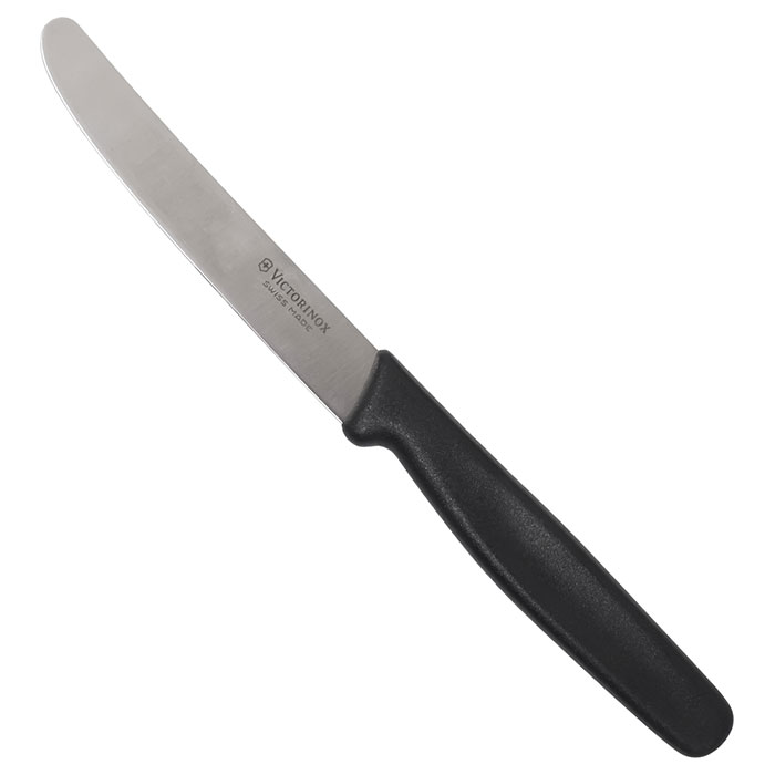 Нож кухонный для чистки овощей VICTORINOX Standard Plain Black 110мм (5.1303)