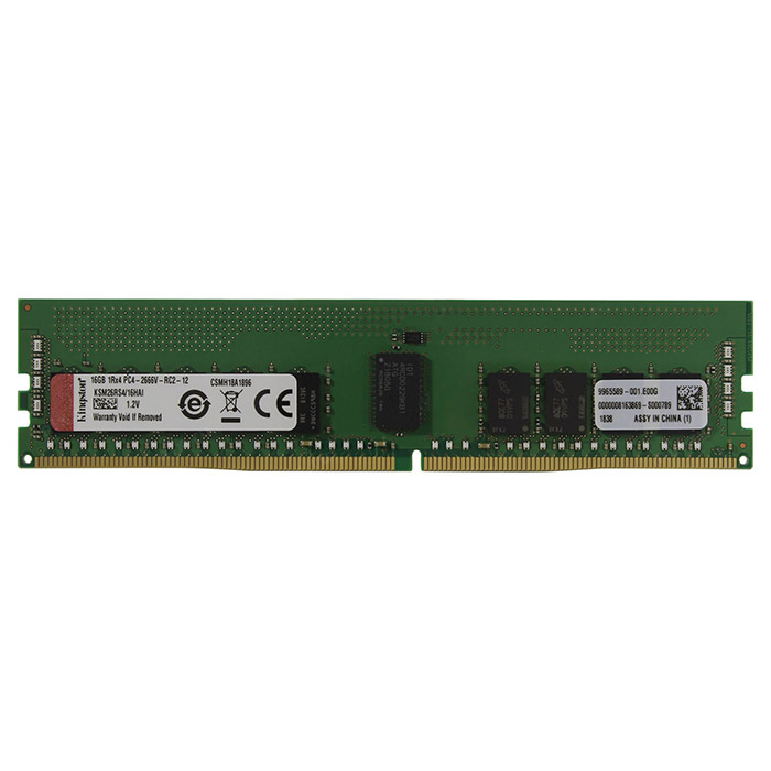 Модуль пам'яті DDR4 2666MHz 16GB KINGSTON Server Premier ECC RDIMM (KSM26RS4/16MEI)