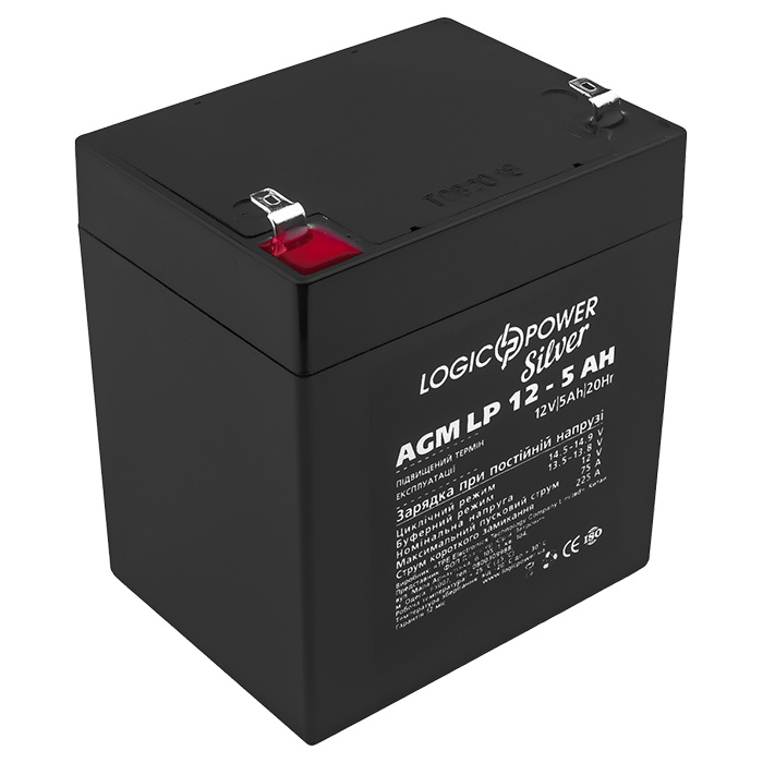 Акумуляторна батарея LOGICPOWER LP 12 - 5 AH (12В, 5Агод) (LP1513)