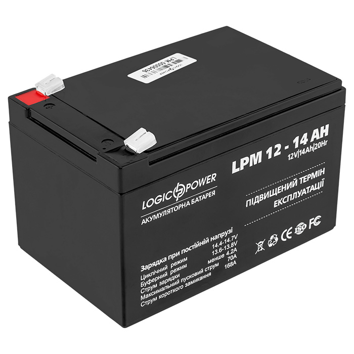 Аккумуляторная батарея LOGICPOWER LPM 12 - 14 AH (12В, 14Ач) (LP4161)