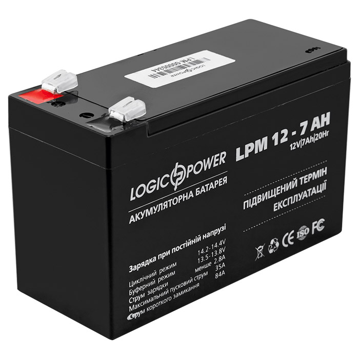 Аккумуляторная батарея LOGICPOWER LPM 12 - 7 AH (12В, 7Ач) (LP3862)