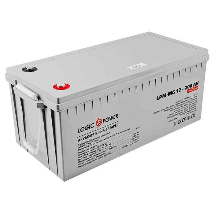 Аккумуляторная батарея LOGICPOWER LPM-MG 12-200 AH (12В, 200Ач) (LP3875)