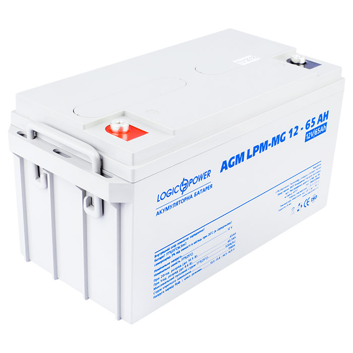 Аккумуляторная батарея LOGICPOWER LPM-MG 12 - 65 AH (12В, 65Ач) (LP3872)