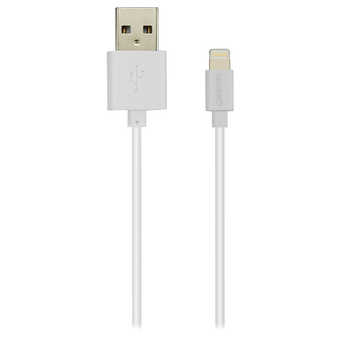 Кабель CANYON MFI-1 Charge & Sync USB-A to Lightning 1м White (CNS-MFICAB01W)