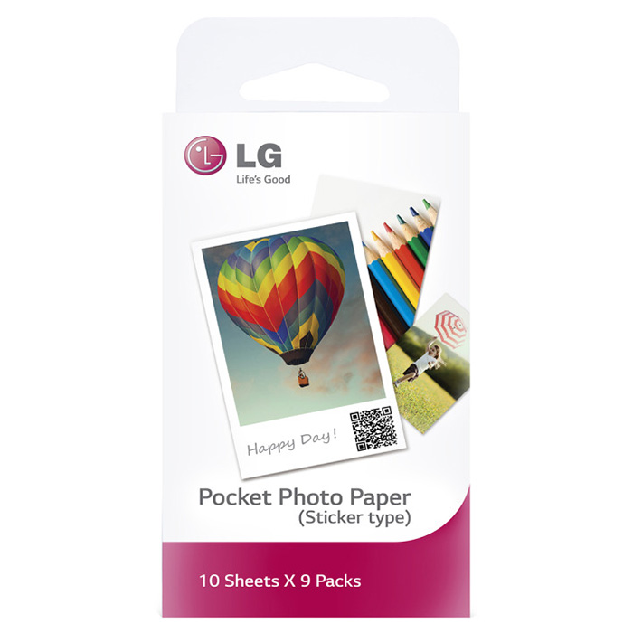 Фотопапір LG Pocket Photo 10x15см 90г/м² 30л (PS2313)