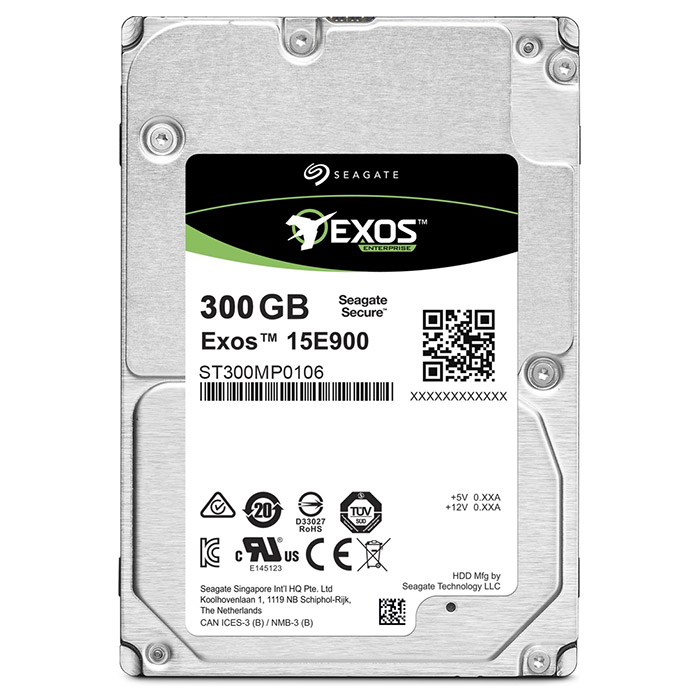 Жёсткий диск 2.5" SEAGATE Exos 15E900 300GB SAS 15K (ST300MP0106)