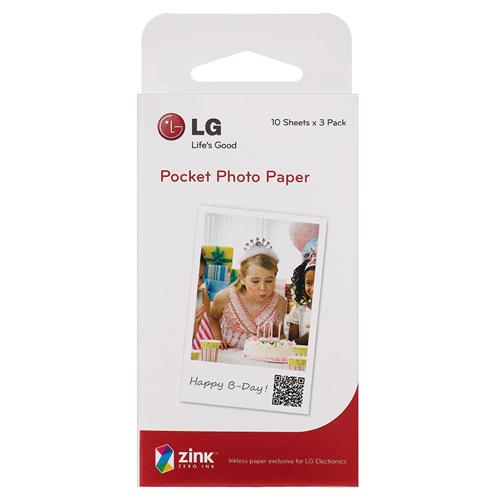 Фотобумага LG 50 x 76 мм Pocket Photo (30 листов)