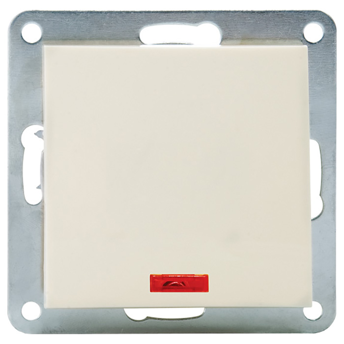 Вимикач одинарний SVEN Comfort SE-60011L Cream (07100034)