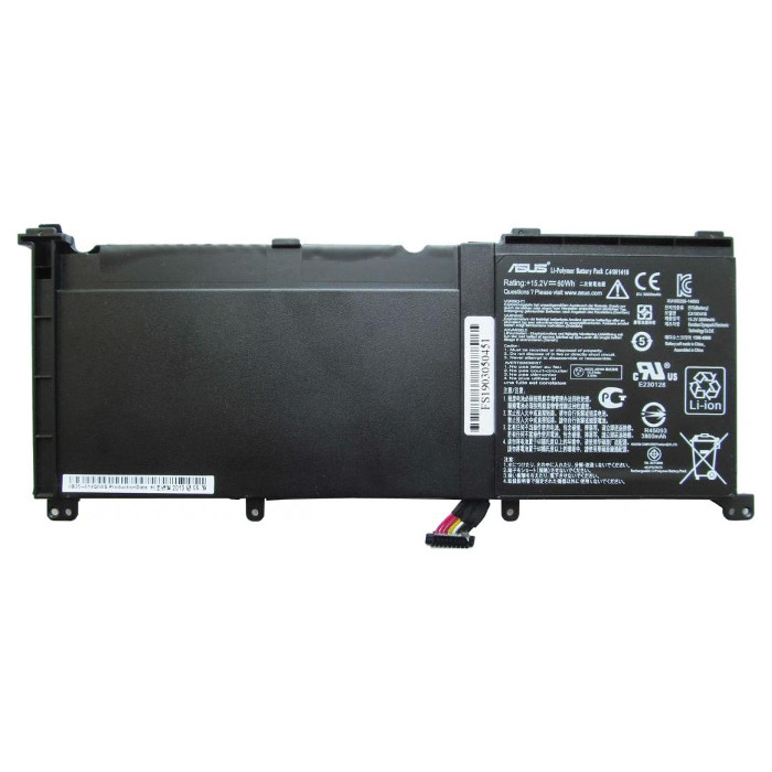 Акумулятор для ноутбуків Asus UX501 C41N1416 15.2V/3800mAh/58Wh (A47300)