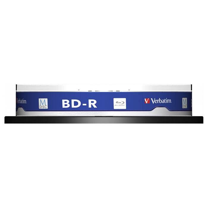 BD-R SL VERBATIM MDisc 25GB 4x 10pcs/spindle (43825)