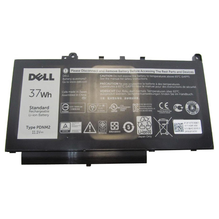 Акумулятор для ноутбуків Dell Latitude E7470 PDNM2 11.1V/3166mAh/35Wh (A47252)