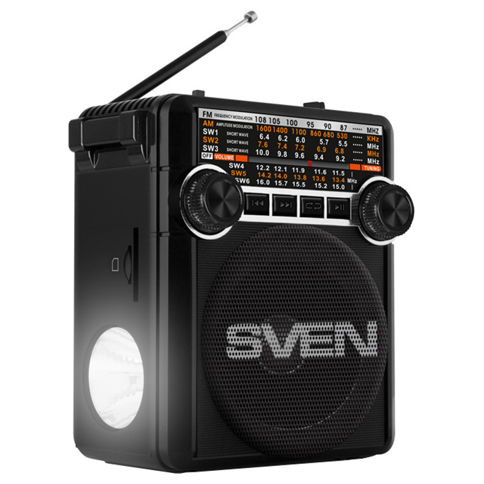 Радіоприймач SVEN SRP-355 Black