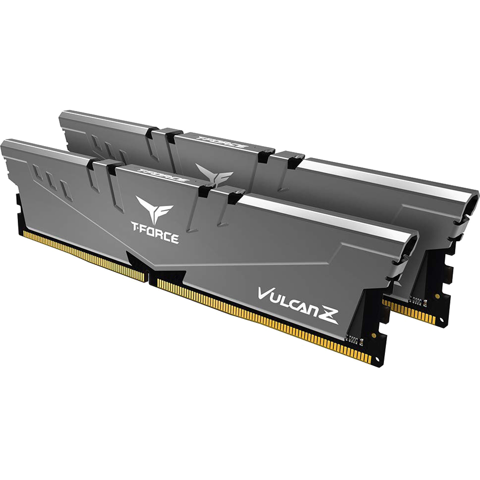 Модуль памяти TEAM T-Force Vulcan Z DDR4 3000MHz 16GB Kit 2x8GB Gray (TLZGD416G3000HC16CDC01)