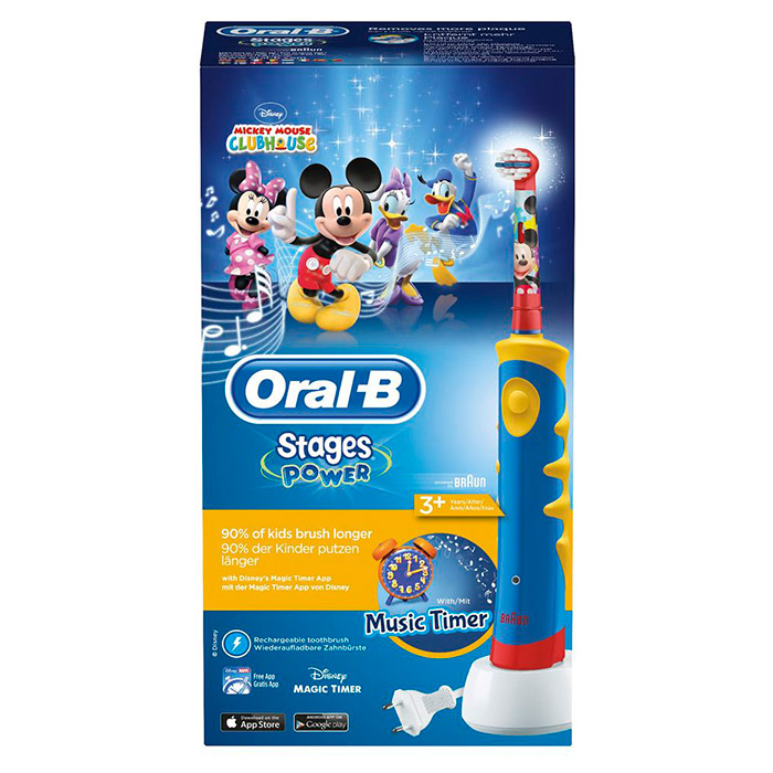 Зубная щётка BRAUN ORAL-B Stages Power Mickey D10.513 (80206610)