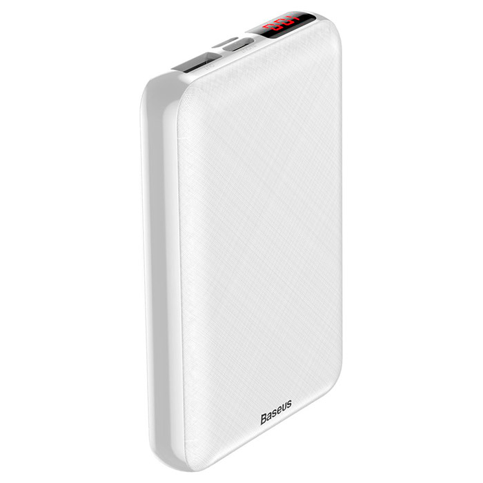 Повербанк BASEUS Mini S Digital Display Powerbank 10000mAh White/Уцінка (PPALL-XF02)