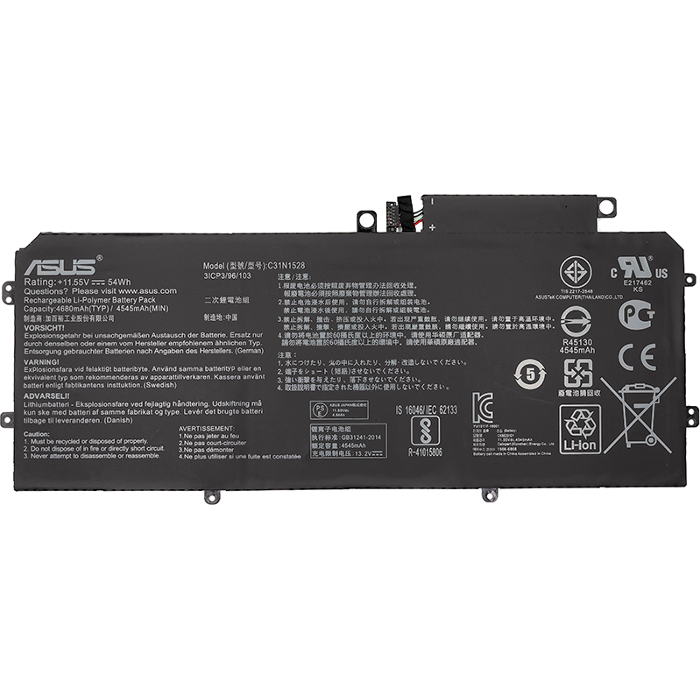 Акумулятор POWERPLANT для ноутбука Asus ZenBook Flip UX360 11.55V/4545mAh/52Wh (NB431038)