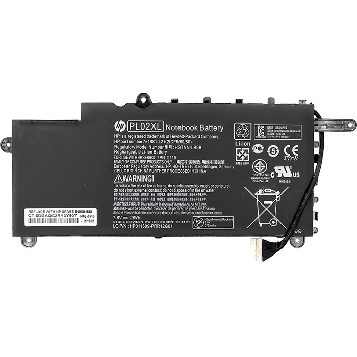 Акумулятор POWERPLANT для ноутбука HP Pavilion 11-N X360 7.6V/3720mAh/28Wh (NB460816)