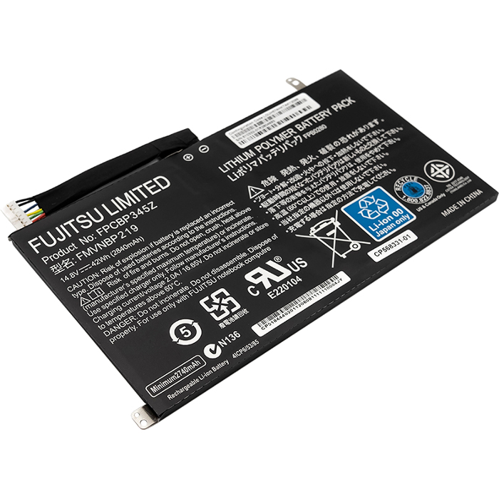 Акумулятор POWERPLANT для ноутбука Fujitsu LifeBook UH552, UH572 (FPCBP345Z) 14.8V/2840mAh/42Wh (NB450114)