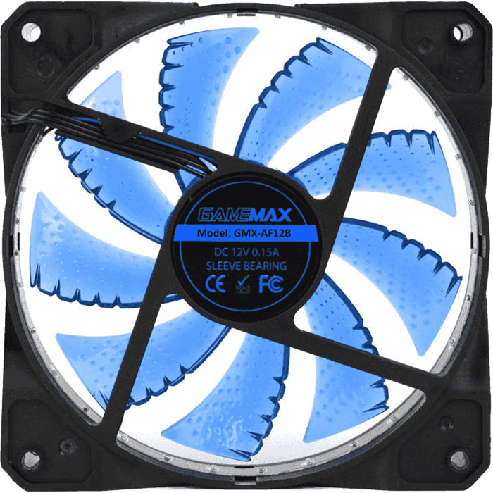 Вентилятор GAMEMAX GMX-AF12B Blue
