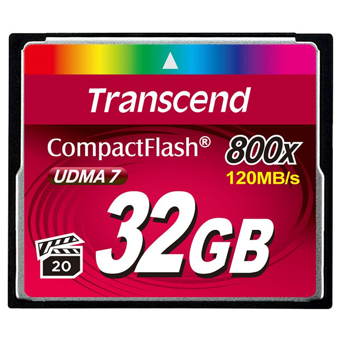 Карта пам'яті TRANSCEND CompactFlash CFX800 32GB 800x (TS32GCF800)