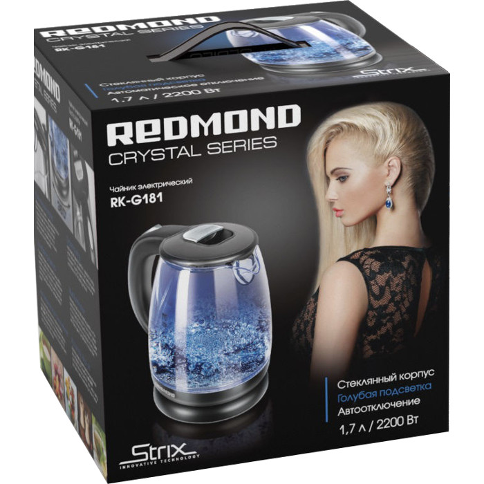 Електрочайник REDMOND Crystal RK-G181