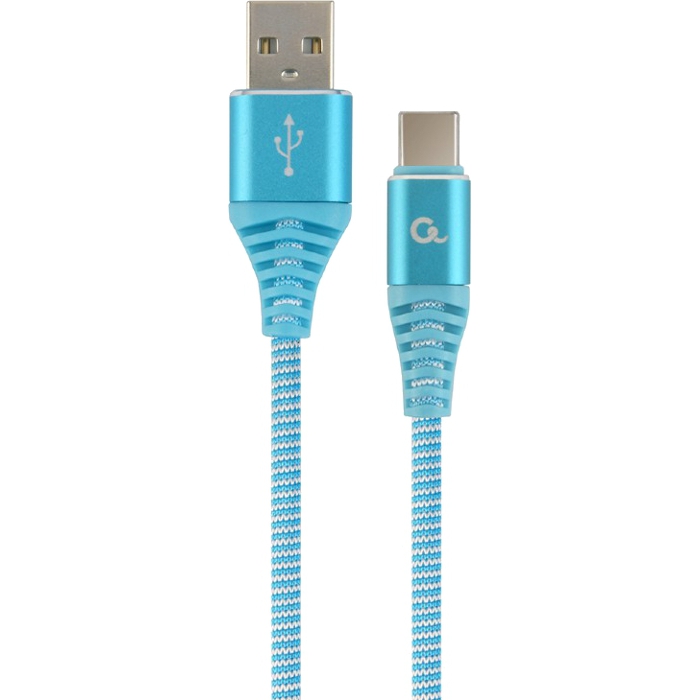 Кабель CABLEXPERT Premium USB2.0 CM/AM Blue 1м (CC-USB2B-AMCM-1M-VW)
