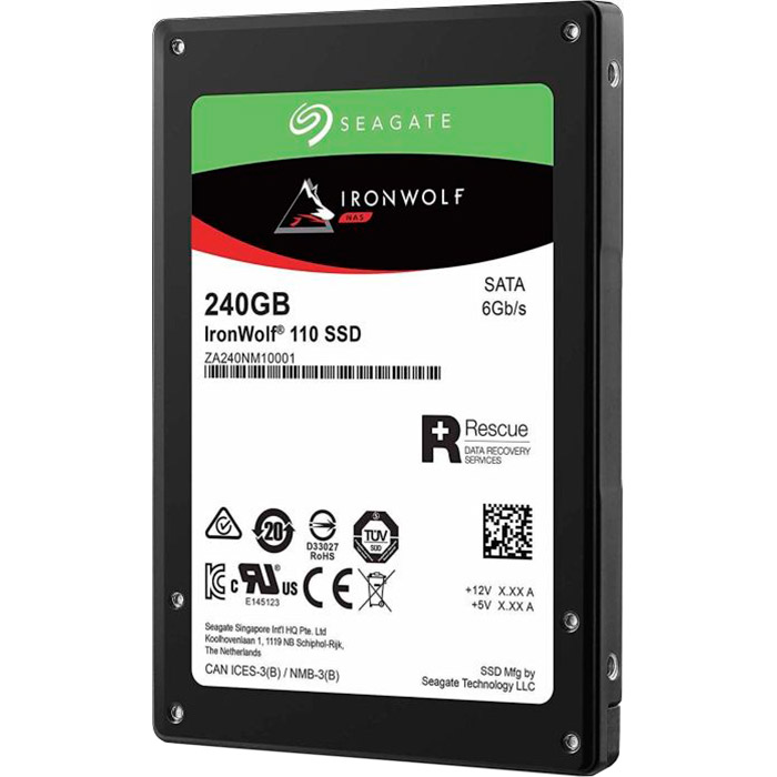 SSD диск SEAGATE IronWolf 110 240GB 2.5" SATA (ZA240NM10011)