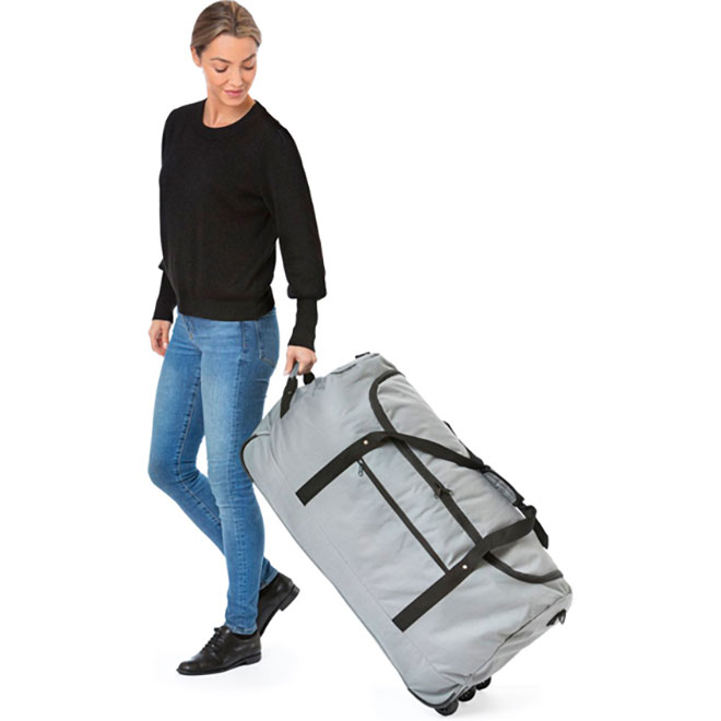 Дорожная сумка на колёсах TRAVELZ Wheelbag 100 Gray (603092)