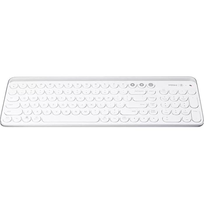 Клавиатура беспроводная XIAOMI MIIIW AIR85+ Bluetooth Dual Mode White (MWBK01W)