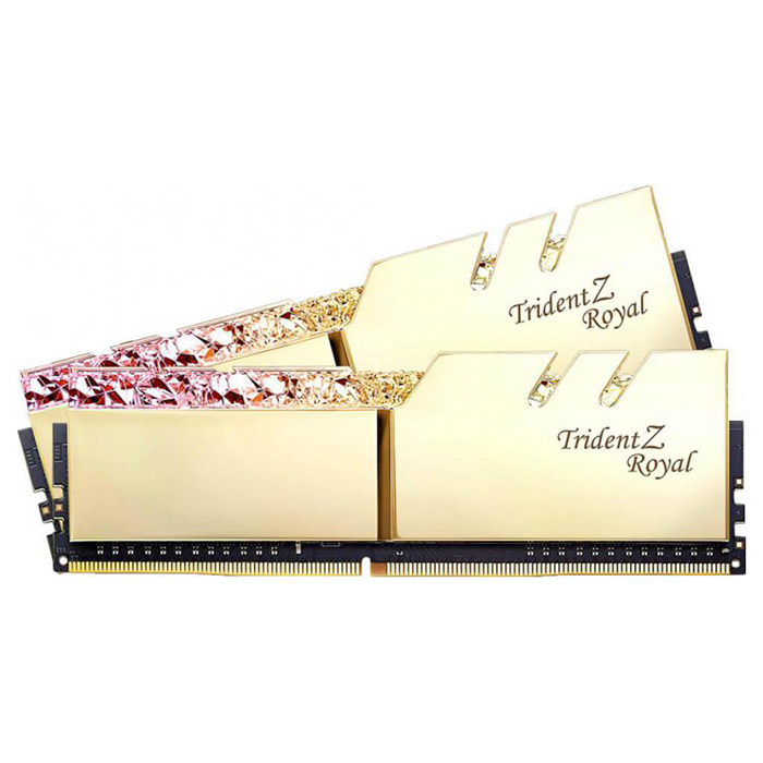 Модуль пам'яті G.SKILL Trident Z Royal Gold DDR4 3200MHz 32GB Kit 2x16GB (F4-3200C16D-32GTRG)