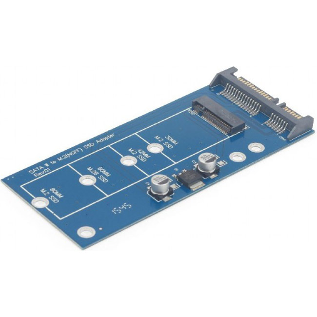 Адаптер CABLEXPERT M.2 (NGFF) to Mini-SATA 1.8" SSD Adapter Card (EE18-M2S3PCB-01)